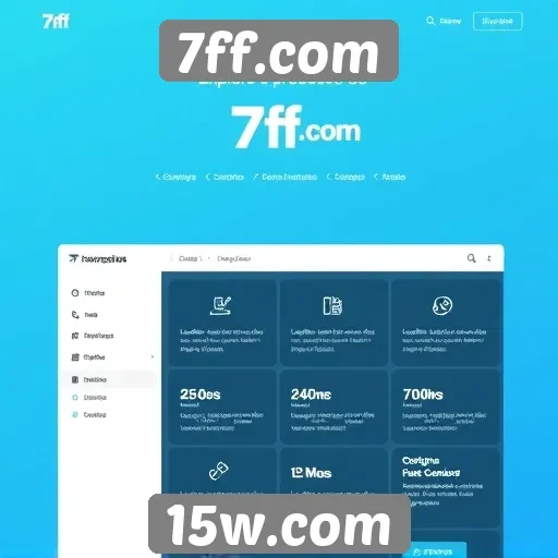 Recursos e funcionalidades do site 7ff.com